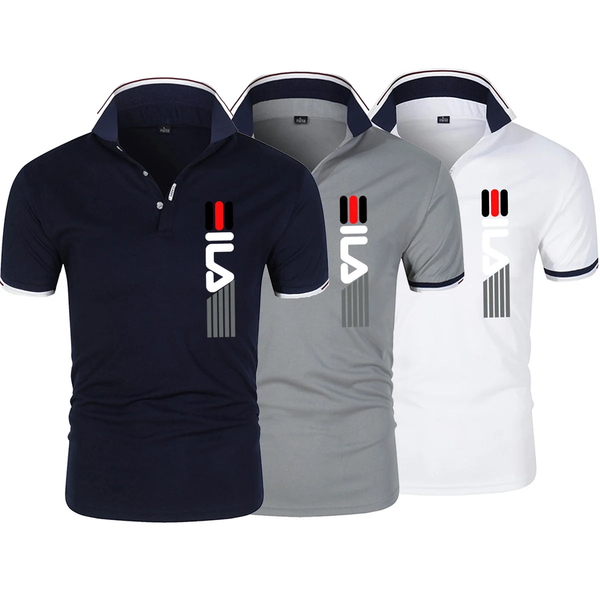 Summer Men's Lapel Anti-pilling Polo Shirt