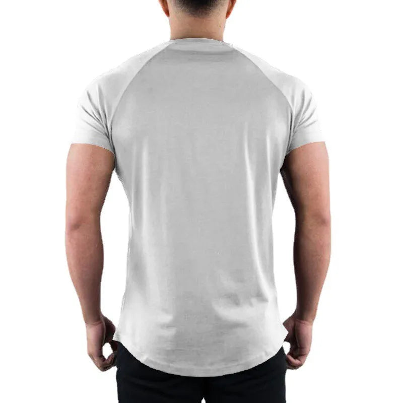 Gym T-shirt Men Summer Fitness