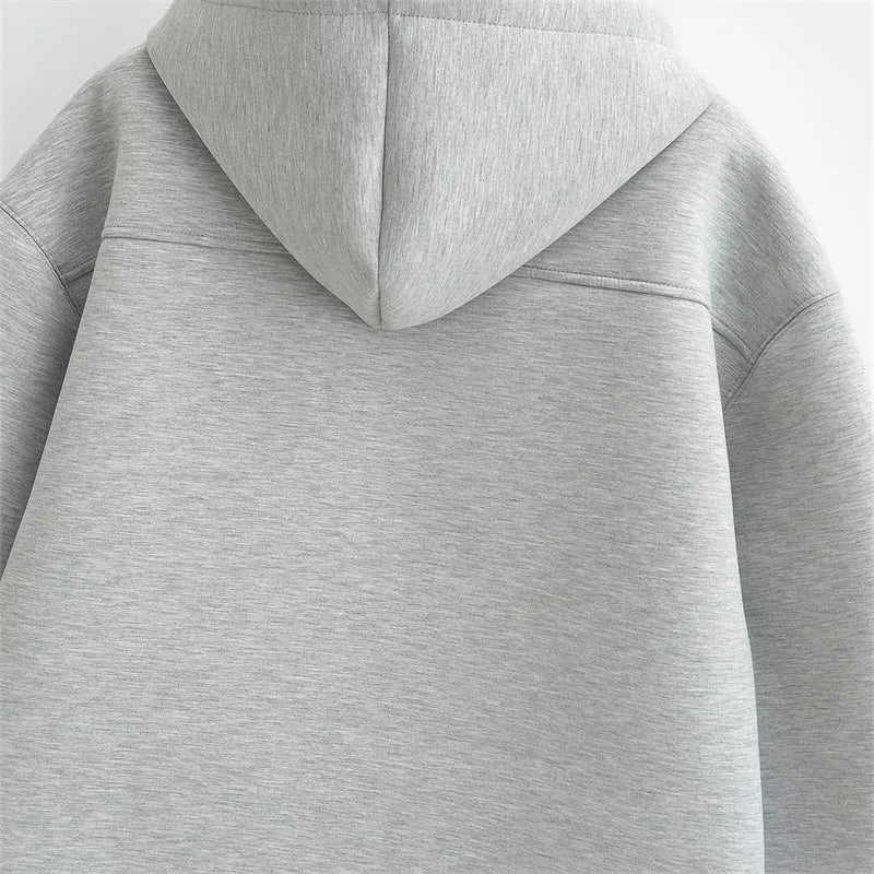 Winter New Women's Zipper Hoodie