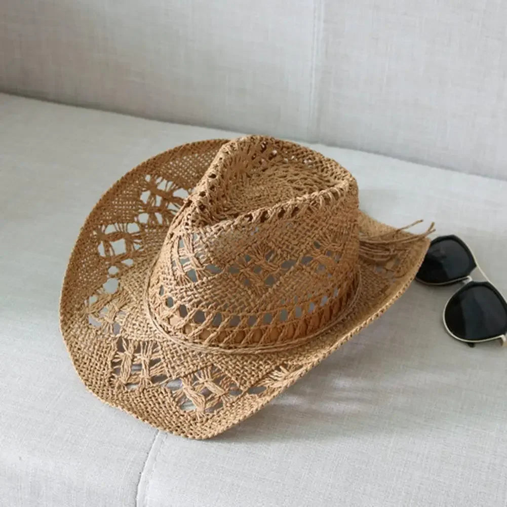 Straw Western Cowboy Hat